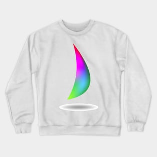 Letter D rainbow style Crewneck Sweatshirt